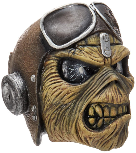 Máscara Oficial de Piloto Eddie Mascota de Albúm Aces High, Máscaras de Iron Maiden Ideales para Halloween, Colección ó Conciertos