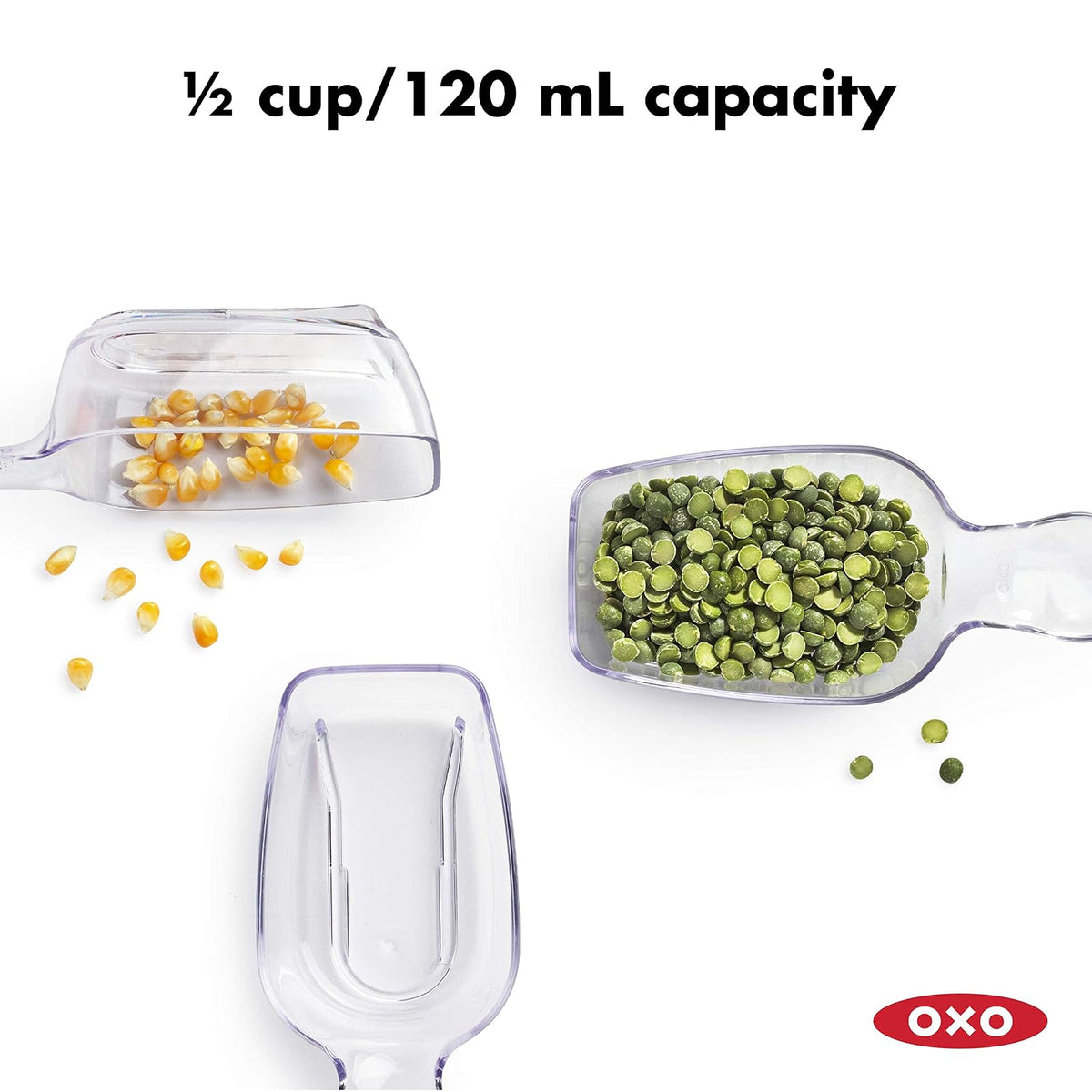 Oxo 11261700 Juego Cucharas para Servir Tritan, 3 Piezas, Multicolor