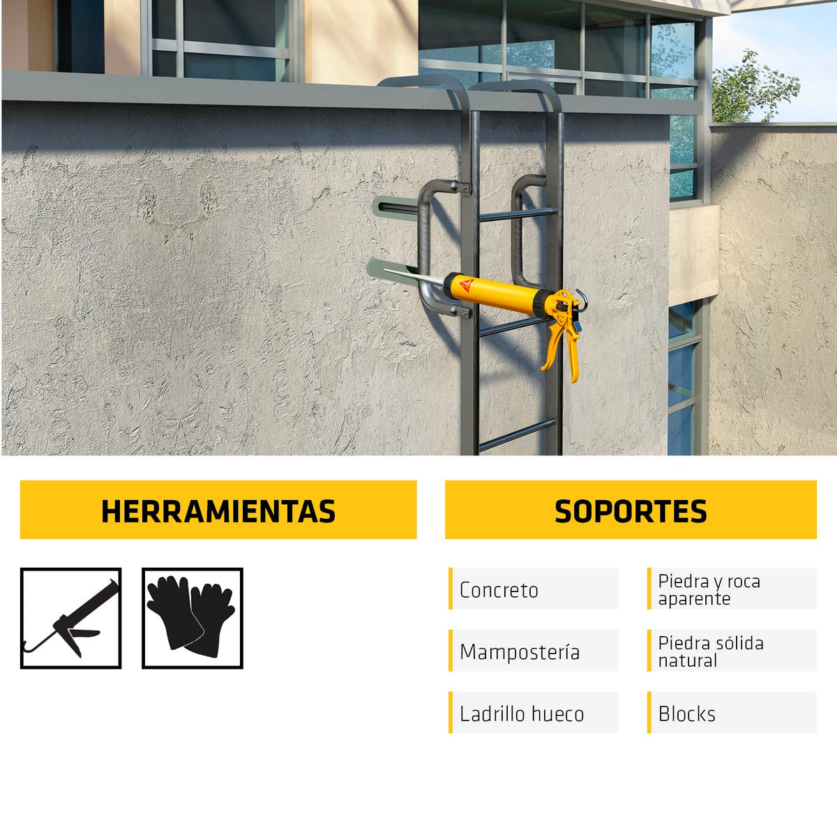 Sika - Adhesivo para nclajes Anchorfix-2 Tropical - Para Anclajes y Fijación de Pernos de Carga Media a Alta - Adecuado para Concreto Fisurado - Libre de Estireno - Gris - Cartucho 300 ml