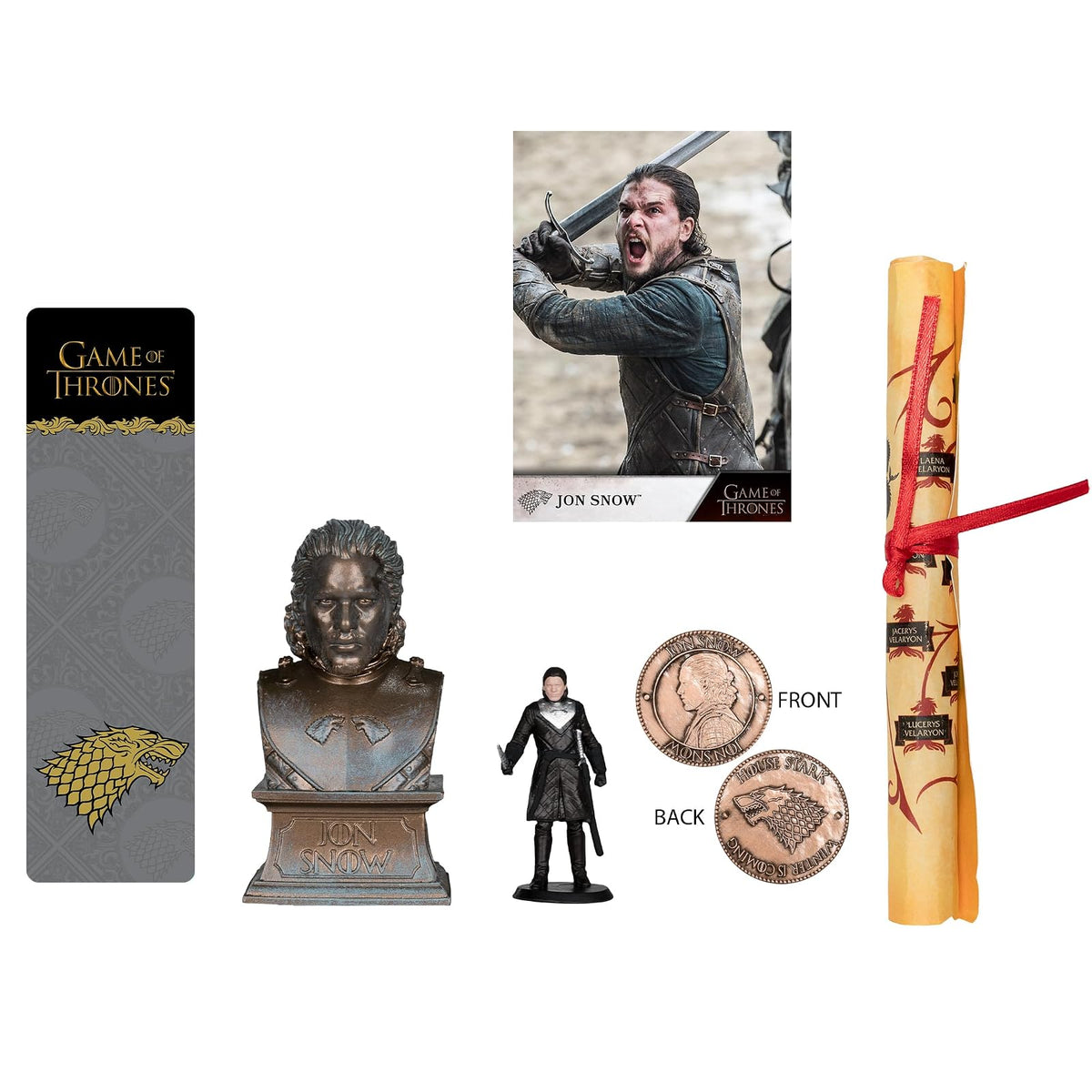 McFarlane Juego de Tronos - Caja coleccionista de Nieve Jon Toys | Juego de Tronos Busto Estatua - Jon Snow Collector Box