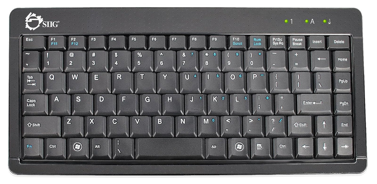 SIIG USB Ultra Slim Mini Keyboard (JK-US0512-S1)