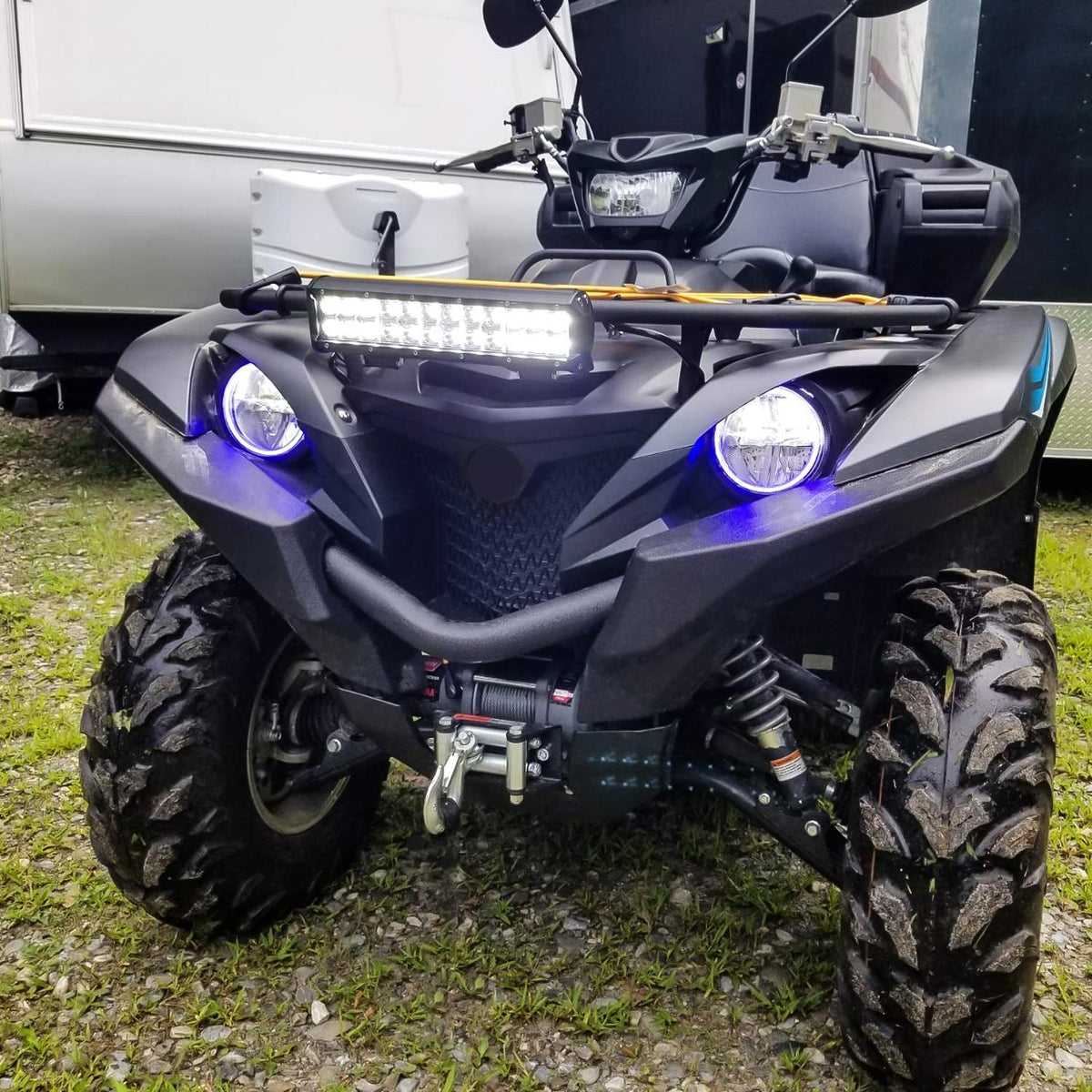 Nilight Barra de luz LED, 2 Piezas, 12 Pulgadas, 72 W, Foco de inundación, Luces LED de conducción, Luces antiniebla, Luces de Jeep LED, luz de Trabajo, 2 años de garantía