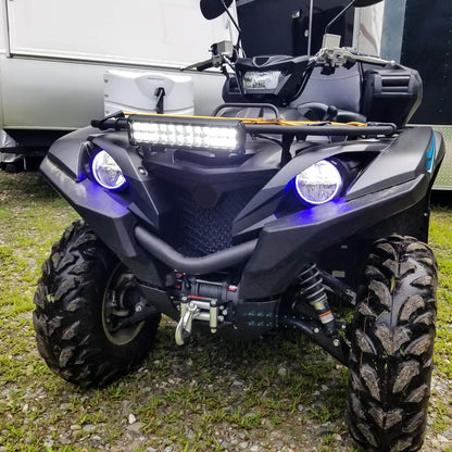 Nilight Barra de luz LED, 2 Piezas, 12 Pulgadas, 72 W, Foco de inundación, Luces LED de conducción, Luces antiniebla, Luces de Jeep LED, luz de Trabajo, 2 años de garantía