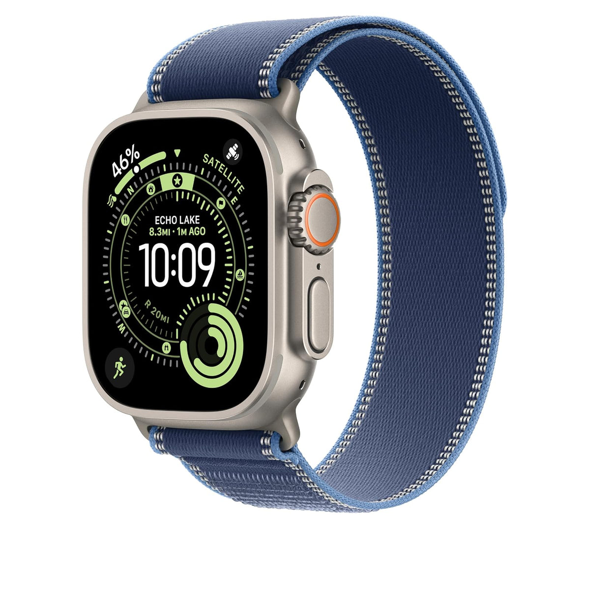 Apple Watch Band - Correa Trail - 49 mm - Azul/Azul Brillante - S/M