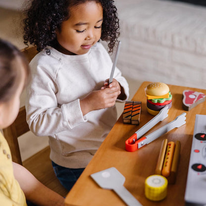 Melissa & Doug Grill & Serve BBQ Set