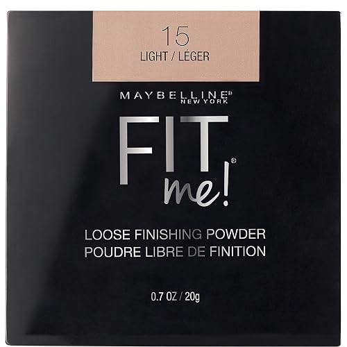 Maybelline Polvo de Maquillaje Fit Me Loose Powder, Tono Light, 20 g