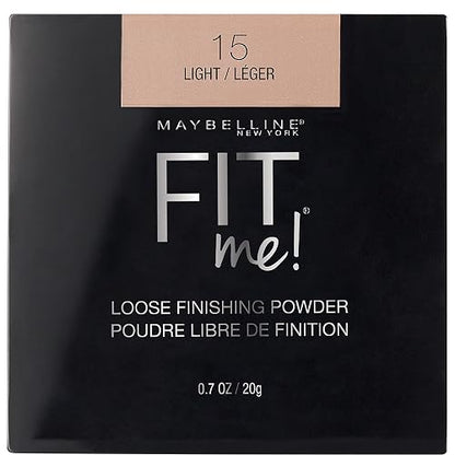 Maybelline Polvo de Maquillaje Fit Me Loose Powder, Tono Light, 20 g