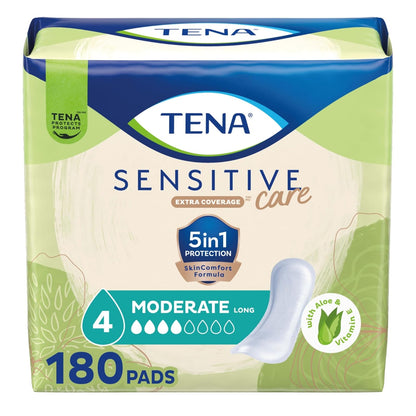 Tena Intimates Moderate Regular Incontinence Pad for Women, 180 Count