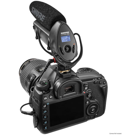 Shure Micrófono Shotgun para Montar en Cámara VP83F