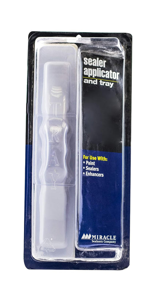 Miracle Sealants aplicador y bandeja para selladores de azulejos, piedra y lechada