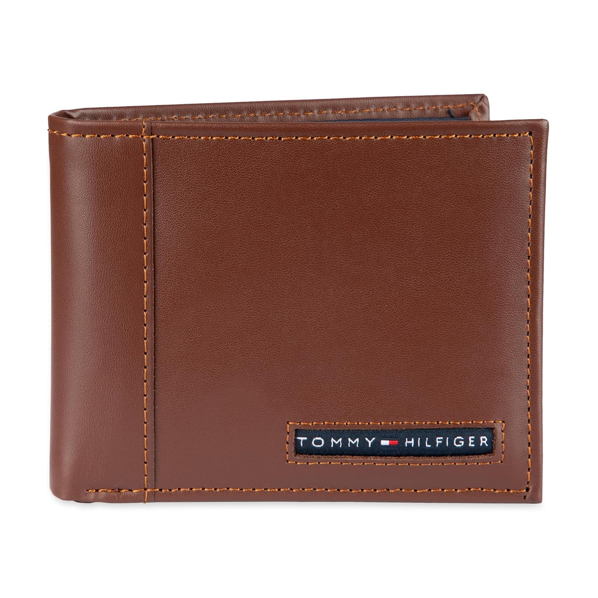 Tommy Hilfiger, Cartera multiusos de piel para hombre, - Talla Única - Beige