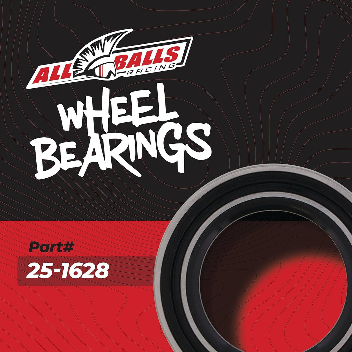All Balls 25-1628 Kit de Rodamientos de Rueda para Polaris General 1000 EPS 2016-2022, Brutus HD 1000 2015, Metálico