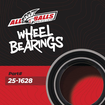 All Balls 25-1628 Kit de Rodamientos de Rueda para Polaris General 1000 EPS 2016-2022, Brutus HD 1000 2015, Metálico