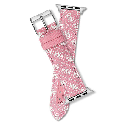 GUESS Correa de reloj inteligente para Dama compatible con Apple Watch (38MM-40MM) Rosa