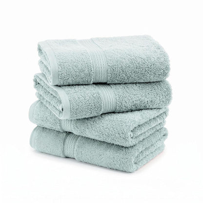 Superior, 900 gram, 100% Premium Long-Staple Combed Cotton 4-Piece Hand Towel Set, Seafoam
