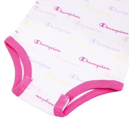 Champion Champion Traje unisex para bebé, 3 unidades y 5 unidades, manga corta o manga larga, en varios colores, talla 0-6 m Conjunto de playeras para bebés y niños pequeñosbebé-niñas