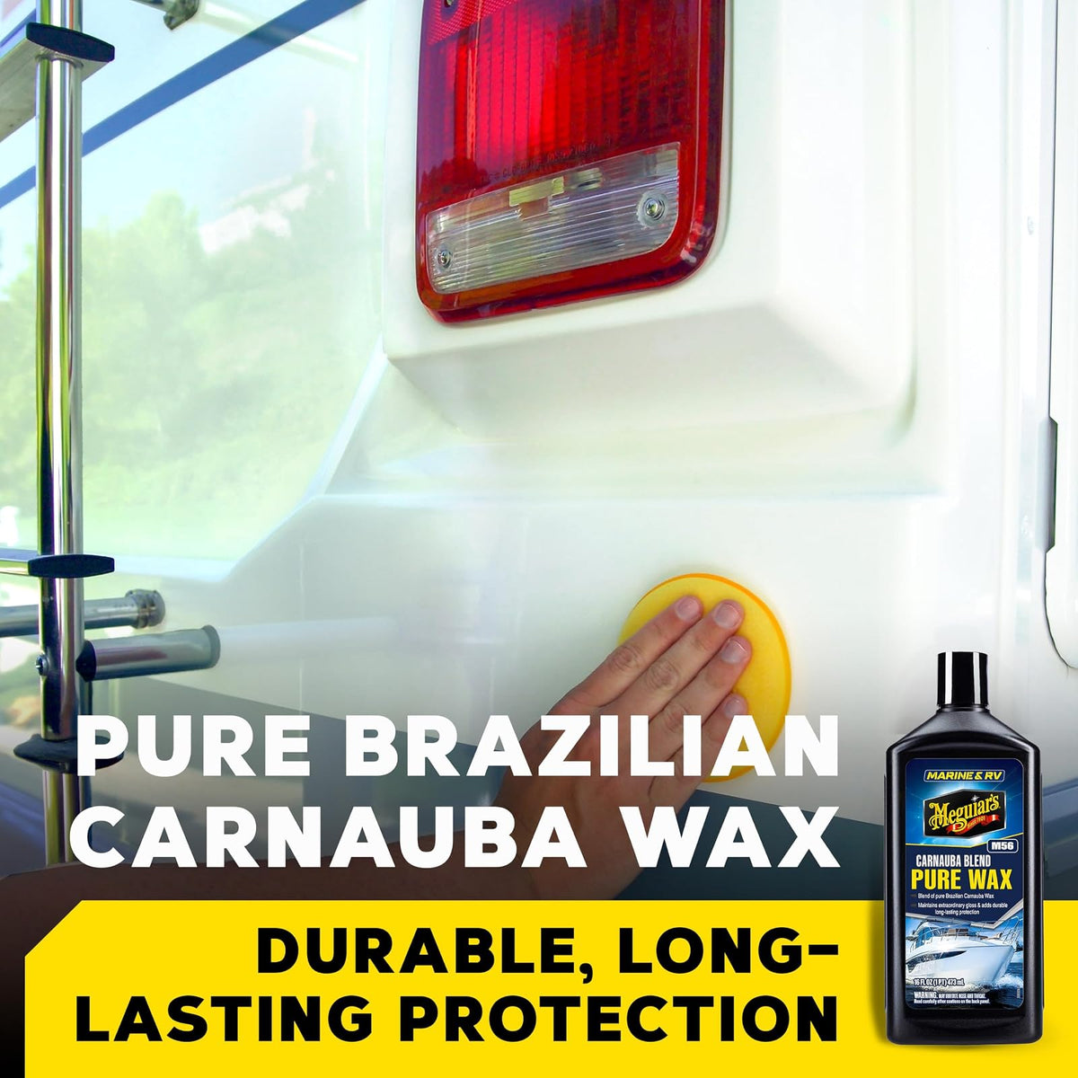 Meguiar's Cera Líquida M5616 para Vehículos Recreativos y Marinos, 476 ml