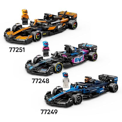 LEGO Speed Champions Auto de Carreras Mercedes-AMG F1 W15 Vehículo de Juguete, Set con 1 minifigura de piloto, Modelo construible, Regalo Coleccionable para niños y niñas 77244