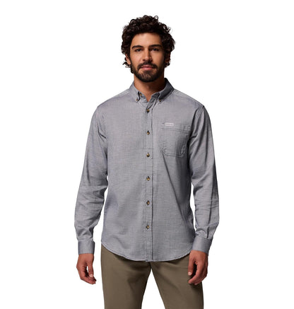 Columbia Rapid Rivers II Camisa de Manga Larga para Hombre - azul marino (Collegiate Navy Oxford) - 5XL