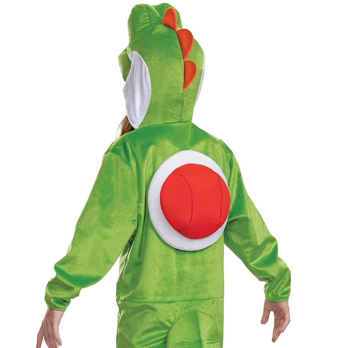 Yoshi - overol con capucha, disfraz oficial de Super Mario para niños, talla 7-8