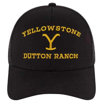 Concept One Yellowstone Adjustable Snapback Mesh Snapback Trucker Hat with Curved Brim Gorra de béisbol Unisex Adulto - Talla Única - midnight