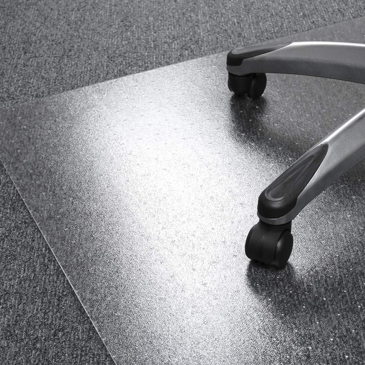 Cleartex XXL Polycarbonate General Office Mat for All Pile Carpets, Clear, Rectangular, 60 x 79 Inches (FR1115020023ER)