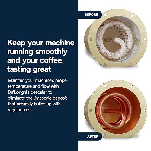 De'longhi Ecodecalk - Líquido descalcificador universal, cafeteras superautomáticas, 500 ml, ecológico y eficiente, compatible cafeteras modelos ECAM / ETAM