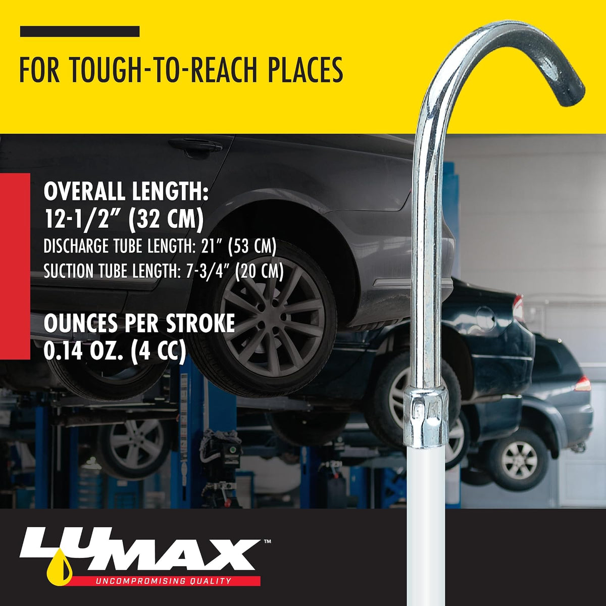 LUMAX Bomba de Aceite Multiusos 1 L, 32 cm, LX-1341