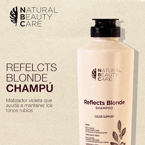 NATURAL BEAUTY CARE Reflect Blonde Shampoo Matizador de Cabello 300 ml