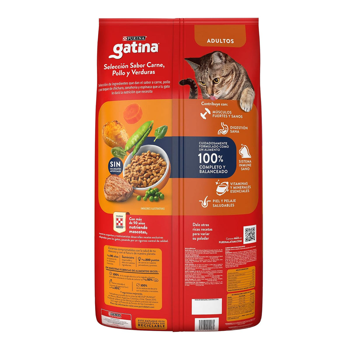 Gatina - Gatina Croquetas para Gato Adulto 9 Kg Pollo