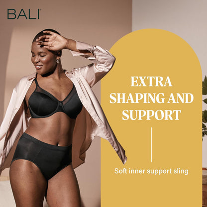 Bali - Playera con Aros para Mujer, One Smooth U, Ultra Ligera, Brasier Convertible