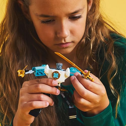 LEGO® Ninjago® Armadura Robótica de Combate de Zane Juguete con 3 Minifiguras, Set de construcción, pequeño Juego construible, Idea de Regalo para niños y niñas Desde 6 años 71827