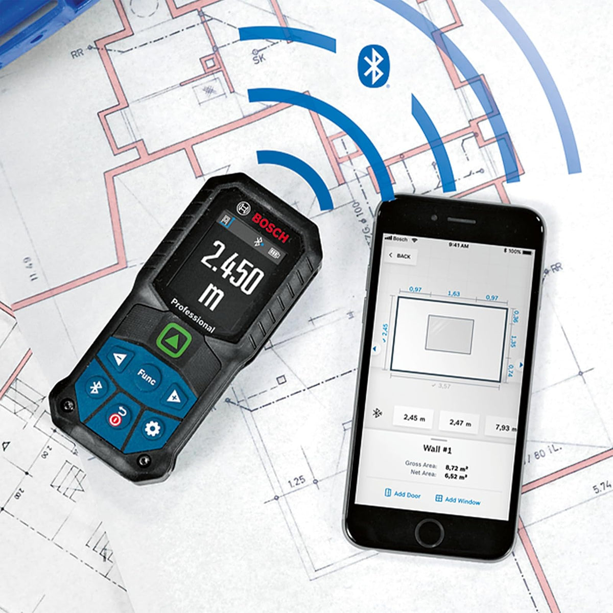 Bosch Professional Telémetro del laser GLM 50-27 CG