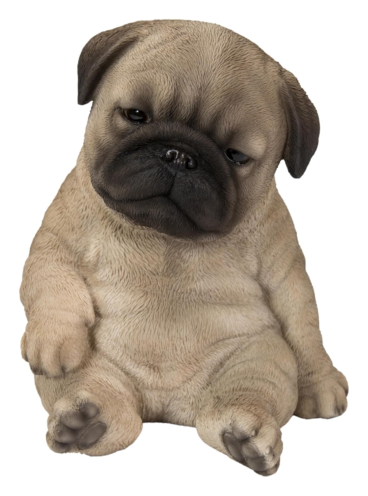 Hi-Line Gift Ltd. Sleepy Pug - Estatua de Cachorro Sentado