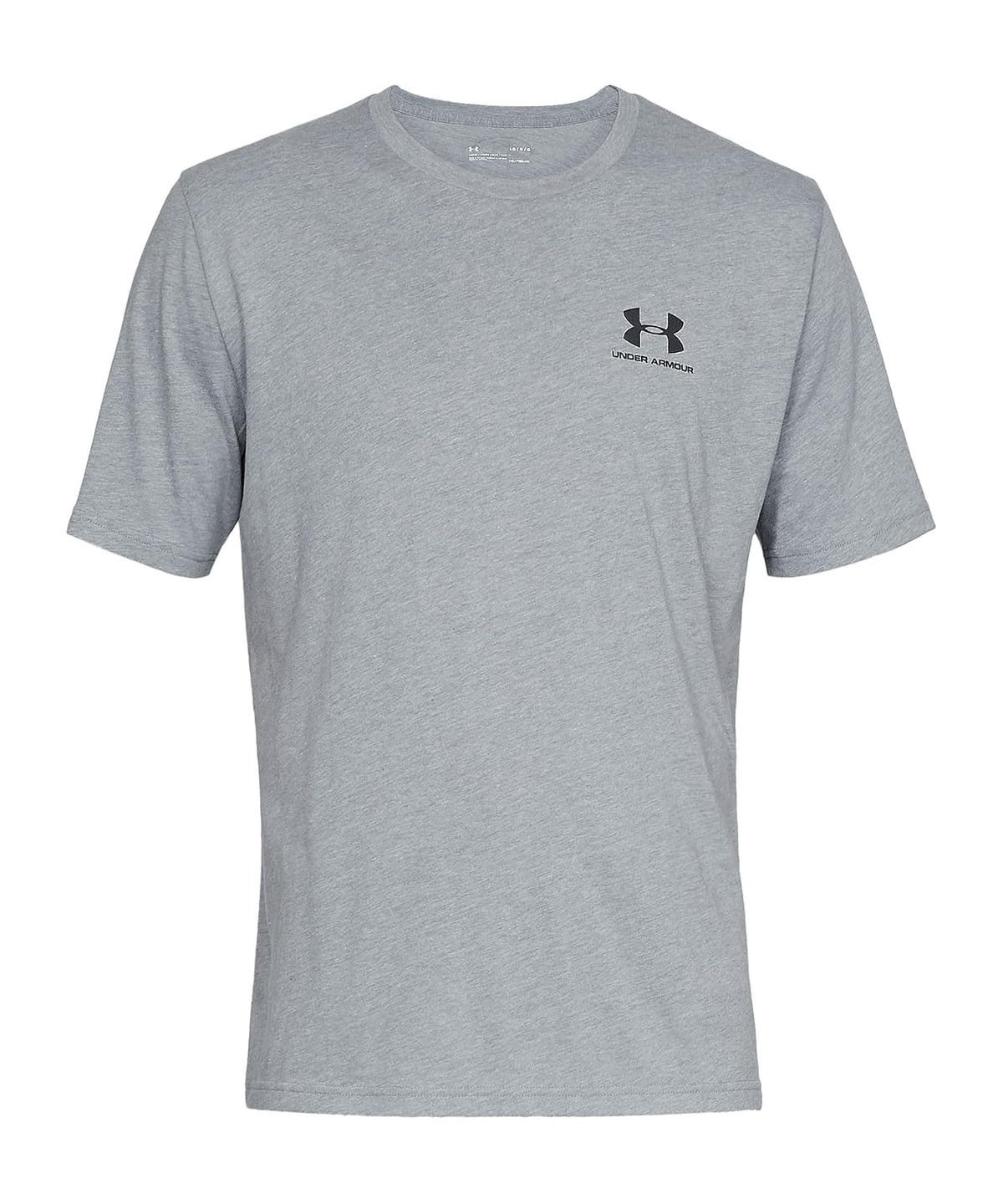 Under Armour Sportstyle Left Chest Camiseta de Entrenamiento para Hombre - Gris (Steel Light Heather - Black - 036) - XXL Alto