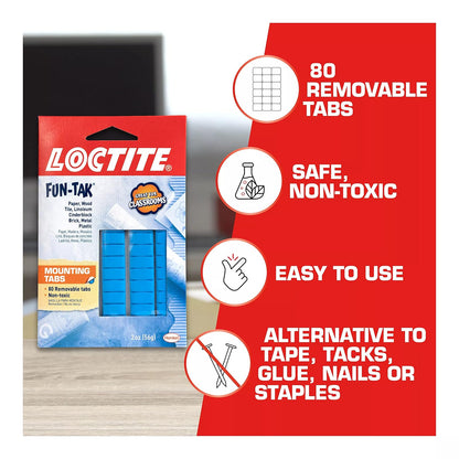 Loctite Masilla de montaje Fun-Tak de 2 onzas