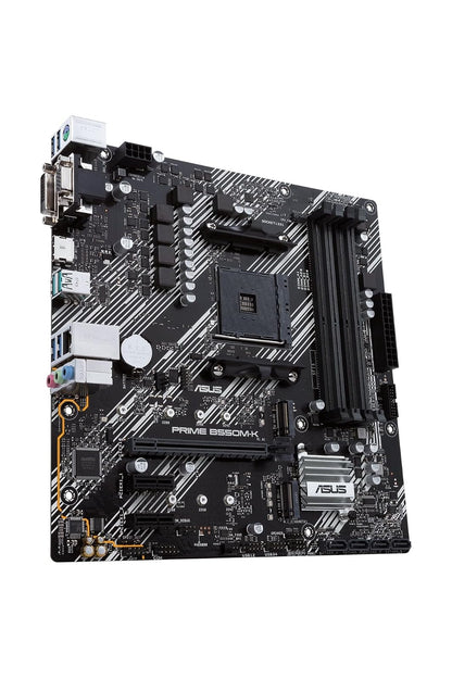 ASUS Tarjeta Madre Prime B550M-K PCIe 4.0 M.2 HDMI VGA DVI USB 3.1