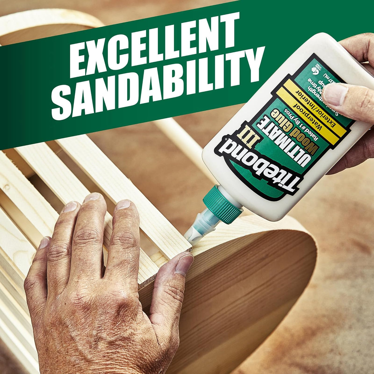 Titebond 1413 III Ultimate - Pegamento para madera, 8 onzas