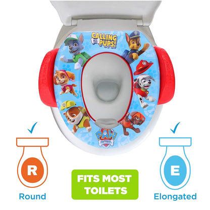 Nickelodeon PAW Patrol 'Calling All Pups' - Asiento Suave para Ir al Baño, Cojín Suave, Entrenamiento, Seguro, Fácil de Limpiar