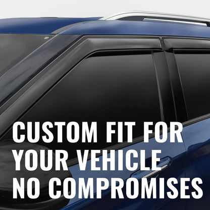 Auto Ventshade [AVS] Montaje exterior Ventvisor / Protectores de lluvia | Compatible con 1983 - 1994 S10 Blazer/S15 Jimmy, 1982 - 1990 S10/S15 Pickup, 1991 - 1993 Sonoma, 1985 - 2005 Astro/GMC Saf ari- ari- fum, 2PC | 92006