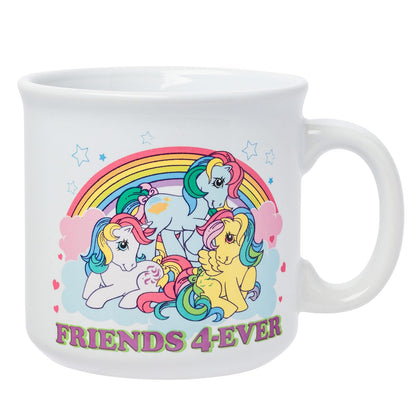 Silver Buffalo Care Bears Taza de Sopa de Cerámica 24oz - My Little Pony Friends 4-Ever