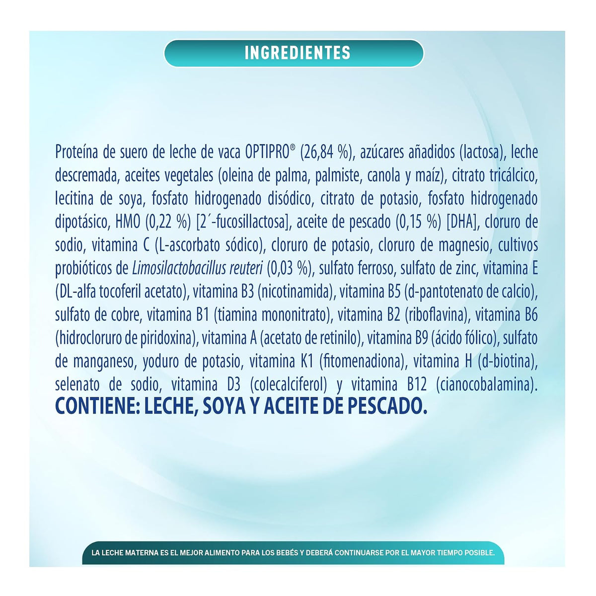 NAN 1 Optimal Pro Fórmula Para Lactantes a Base de Leche Etapa1 Lata 1.5 Kg