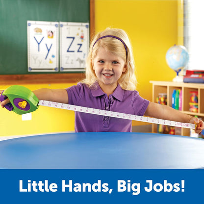 Learning Resources LER9153 Cinta Métrica Simple, Up To 4 Ft, Multicolor