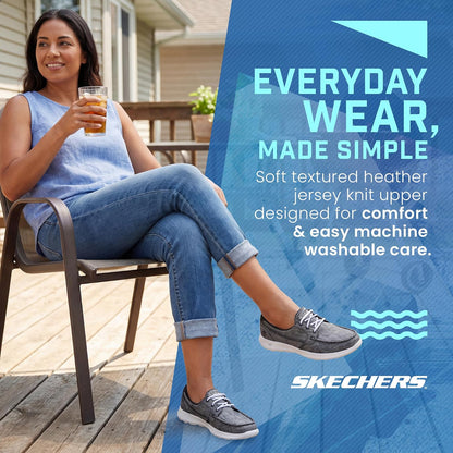 Skechers Go Walk Lite-15433 - Zapatos náuticos para Mujer