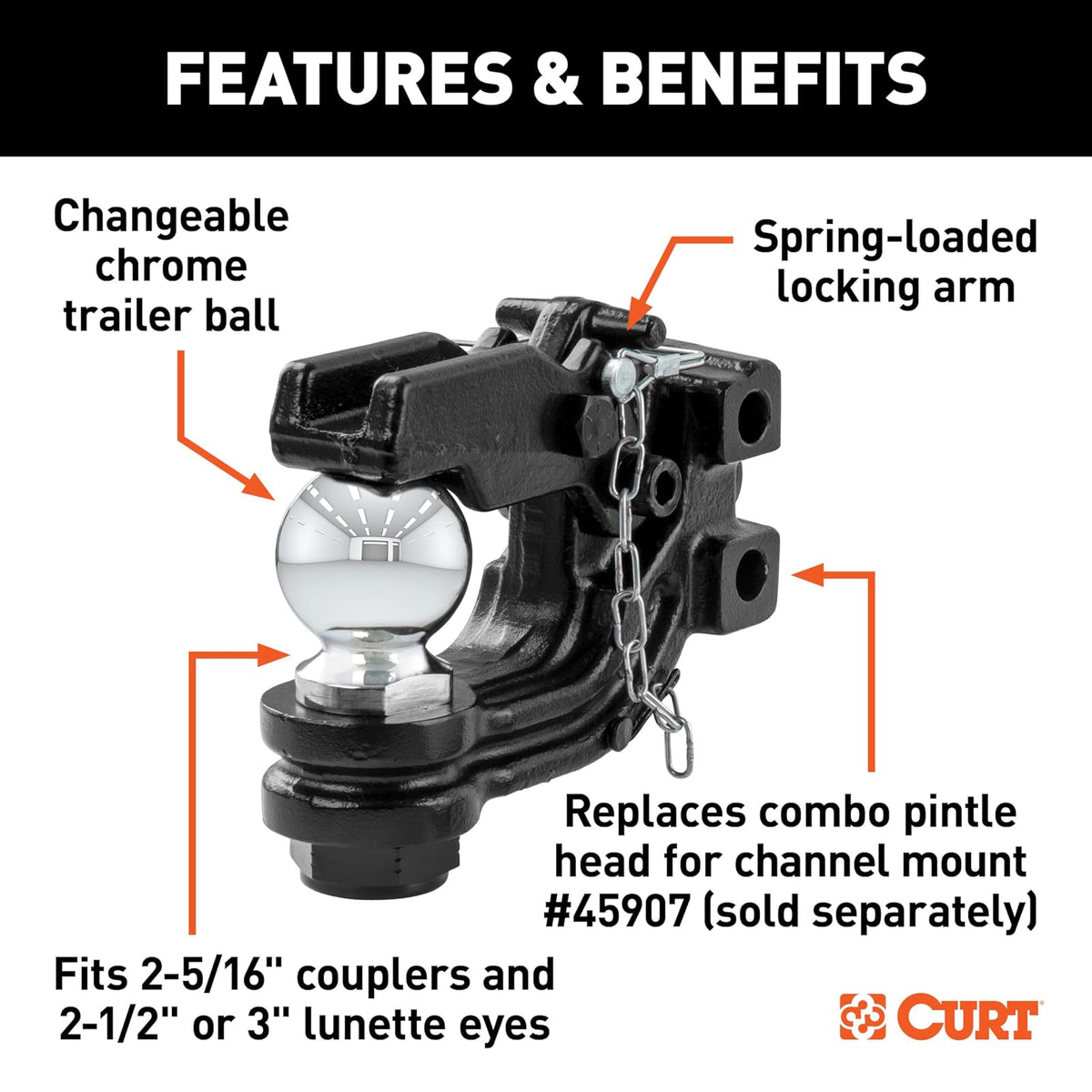 CURT Manufacturing 45920 Black Towing Wiring