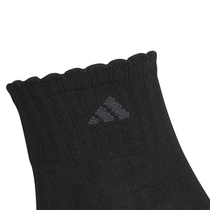 adidas Women's Sport Fashion 3-pack Quarter Calcetín de cuarto Mujer