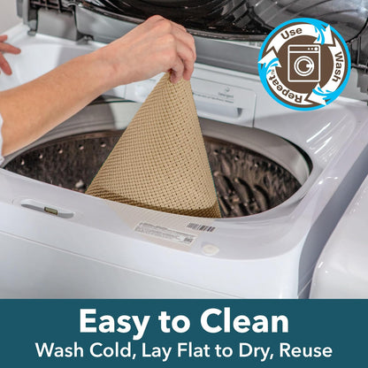 EasyLiner - Forro de Estante de Agarre selecto para cajones y gabinetes, fácil de Instalar y Cortar para Ajustar, Forro Antideslizante Antideslizante para cajones de Cocina, baño, despensa, 12