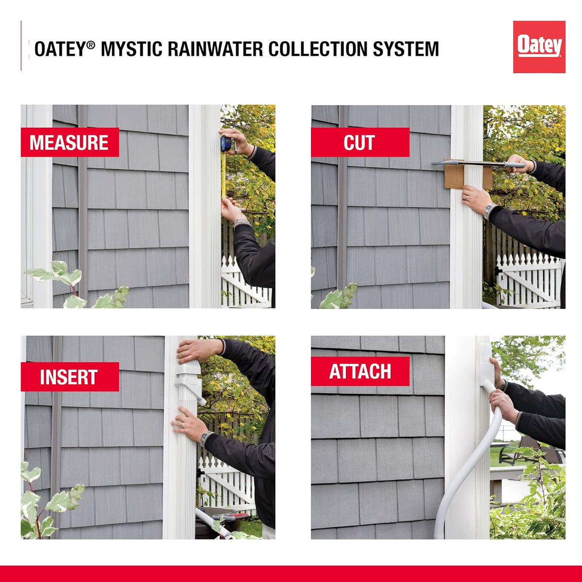 Oatey 14209 Mystic Sistema Recolector de Agua de Lluvia