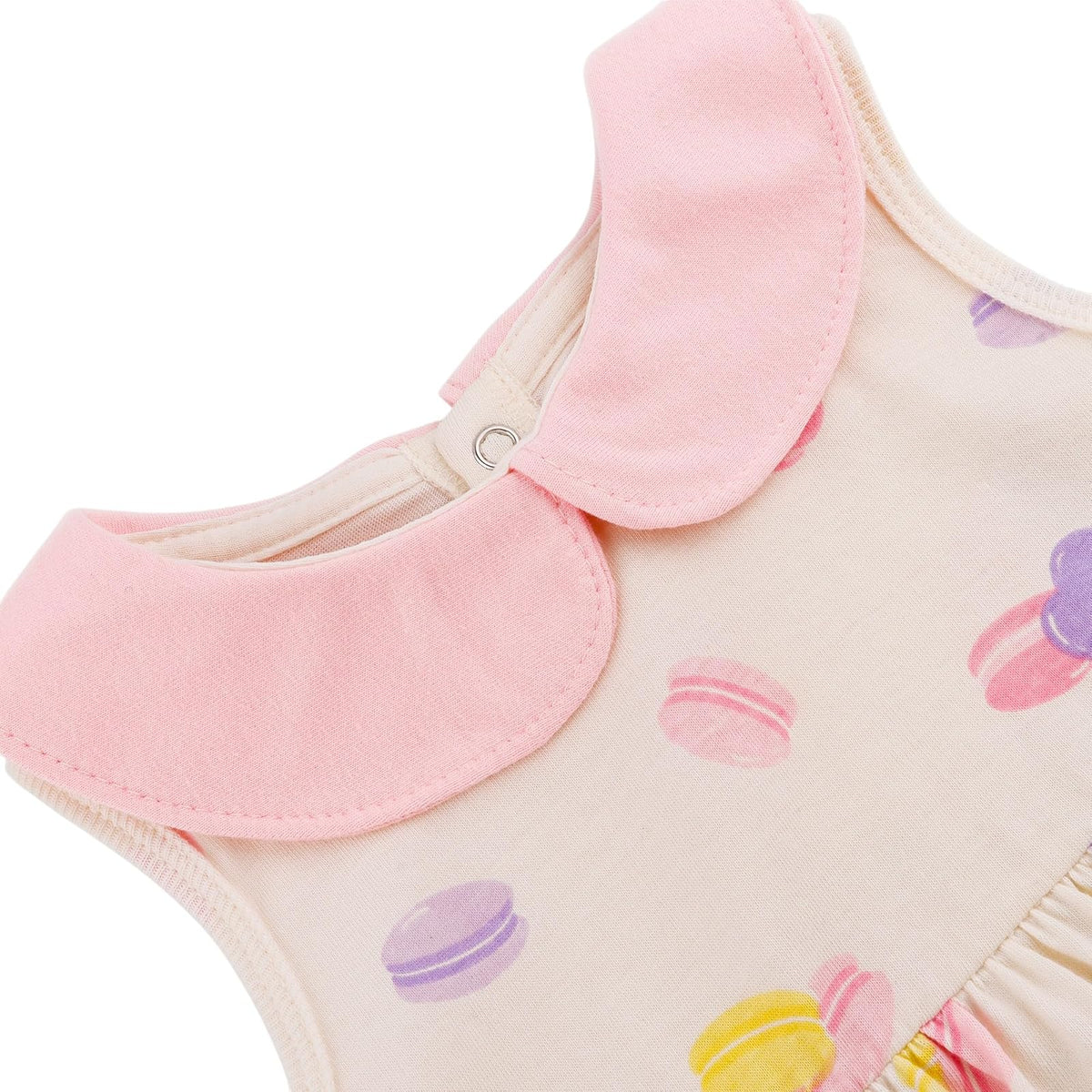 Baby Creysi Vestido con calzón para bebé niña Vestido Sin Mangas para Bebé Niña Conjunto de 2 Piezas con Calzón Cubrepañal de Algodón Suave