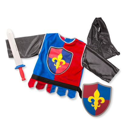 Melissa & Doug Disfraz de Caballero Medieval Para Juego Imaginativo, Juego de Simulación (3-6 Años, 4 Piezas)